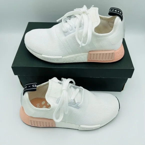 Adidas NMD_R1 'Vapour Pink' Shoes sz 4.5 - Picture 2 of 14